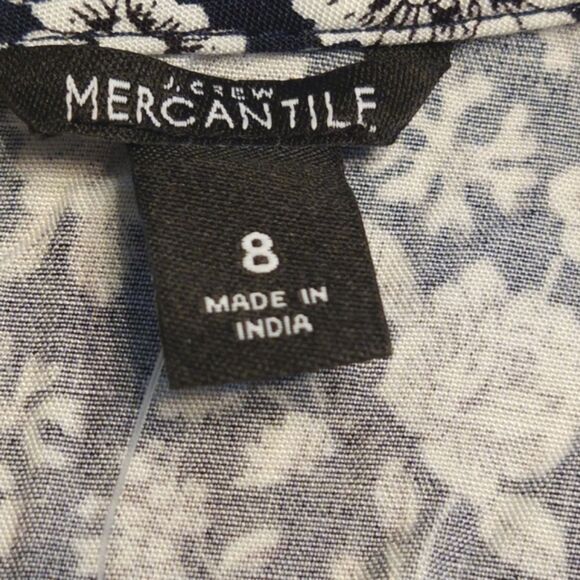 NWT J.CREW MERCANTILE| Floral Faux Wrap Mini Dress - Picture 12 of 15